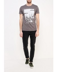 Мужская темно-серая футболка от Solid