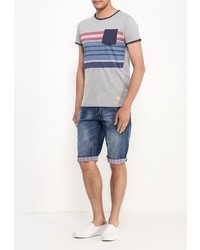 Мужская темно-серая футболка от SPRINGFIELD