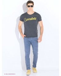 Мужская темно-серая футболка от SPRINGFIELD