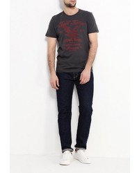 Мужская темно-серая футболка от Tom Tailor