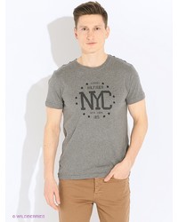 Мужская темно-серая футболка от Tommy Hilfiger