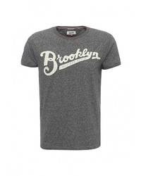 Мужская темно-серая футболка от Tommy Hilfiger Denim