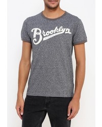 Мужская темно-серая футболка от Tommy Hilfiger Denim