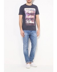 Мужская темно-серая футболка от Top Secret