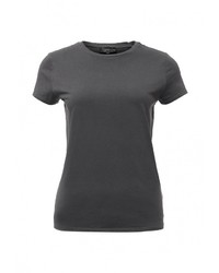 Женская темно-серая футболка от Topshop