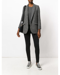 Темно-серая шерстяная блузка от Eleventy