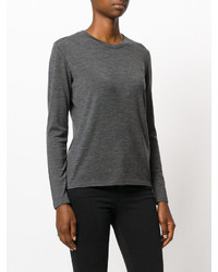 Темно-серая шерстяная блузка от Eleventy