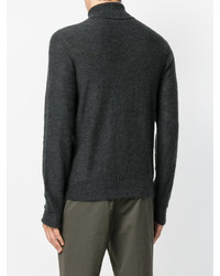 Мужская темно-серая шерстяная водолазка от Lemaire