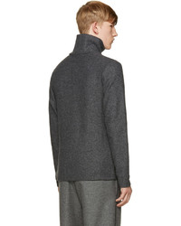 Мужская темно-серая шерстяная водолазка от Stephan Schneider
