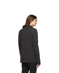 Мужская темно-серая шерстяная куртка-рубашка от Deepti