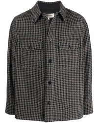 Мужская темно-серая шерстяная куртка-рубашка от Isabel Marant