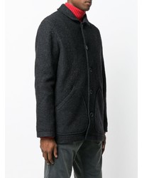 Мужская темно-серая шерстяная куртка-рубашка от YMC