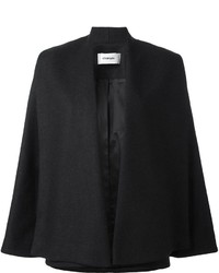 Женская темно-серая шерстяная куртка от Chalayan