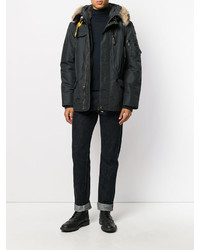 Мужская темно-серая шерстяная куртка от Parajumpers