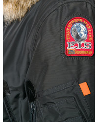 Мужская темно-серая шерстяная куртка от Parajumpers