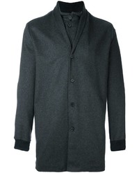 Мужская темно-серая шерстяная куртка от Stephan Schneider
