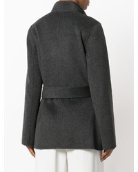 Женская темно-серая шерстяная куртка от Joseph