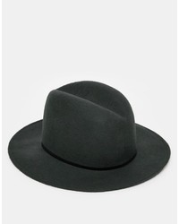 Мужская темно-серая шерстяная шляпа от Catarzi