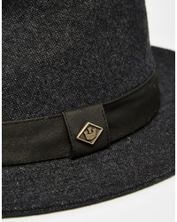 Мужская темно-серая шерстяная шляпа от Goorin Bros.