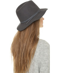 Женская темно-серая шерстяная шляпа от Hat Attack