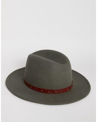 Мужская темно-серая шляпа от Asos