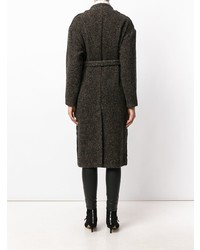 Темно-серая шуба от Inès & Marèchal