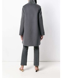 Темно-серая шуба от Manzoni 24