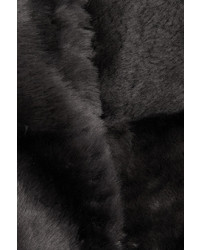 Темно-серая шуба от Karl Donoghue