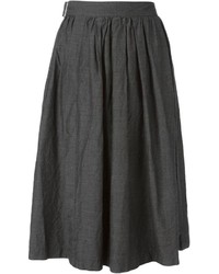 Темно-серая юбка-миди со складками от Comme Des Garcons Comme Des Garcons