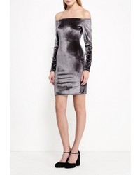 Темно-серое вечернее платье от adL