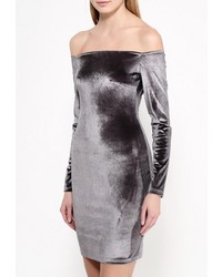 Темно-серое вечернее платье от adL