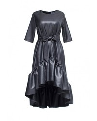 Темно-серое вечернее платье от Olga Plenkina