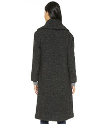 Женское темно-серое вязаное пальто от Club Monaco