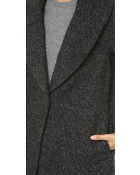 Женское темно-серое вязаное пальто от Club Monaco