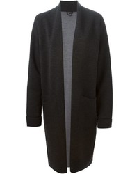 Женское темно-серое вязаное пальто от Theory