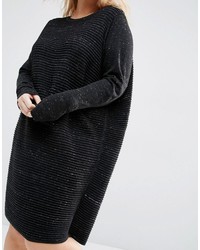 Темно-серое вязаное платье от Asos
