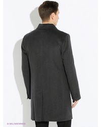 Темно-серое длинное пальто от Absolutex
