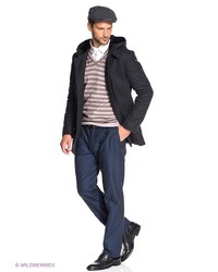 Темно-серое длинное пальто от Absolutex