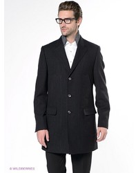 Темно-серое длинное пальто от Alfred Muller