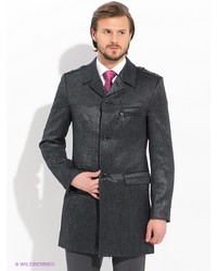 Темно-серое длинное пальто от Bazioni
