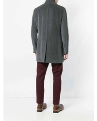 Темно-серое длинное пальто от Tagliatore