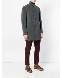 Темно-серое длинное пальто от Tagliatore