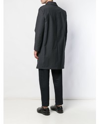 Темно-серое длинное пальто от MACKINTOSH