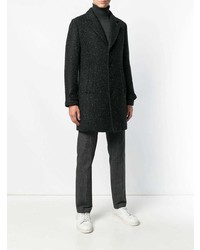 Темно-серое длинное пальто от Paltò