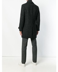 Темно-серое длинное пальто от Paltò