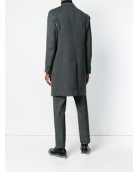 Темно-серое длинное пальто от Boglioli