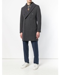 Темно-серое длинное пальто от Barena