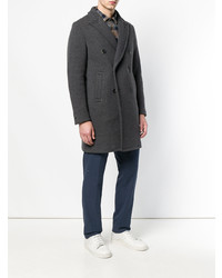 Темно-серое длинное пальто от Barena