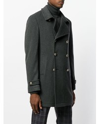 Темно-серое длинное пальто от Tagliatore