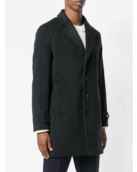 Темно-серое длинное пальто от Paltò